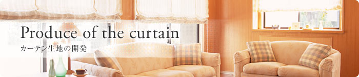 Produce of the curtain カーテン生地の開発
